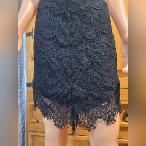 INTIMATELY FREE PEOPLE Elegant‎ Black Lace Dress - Picture 5 of 8